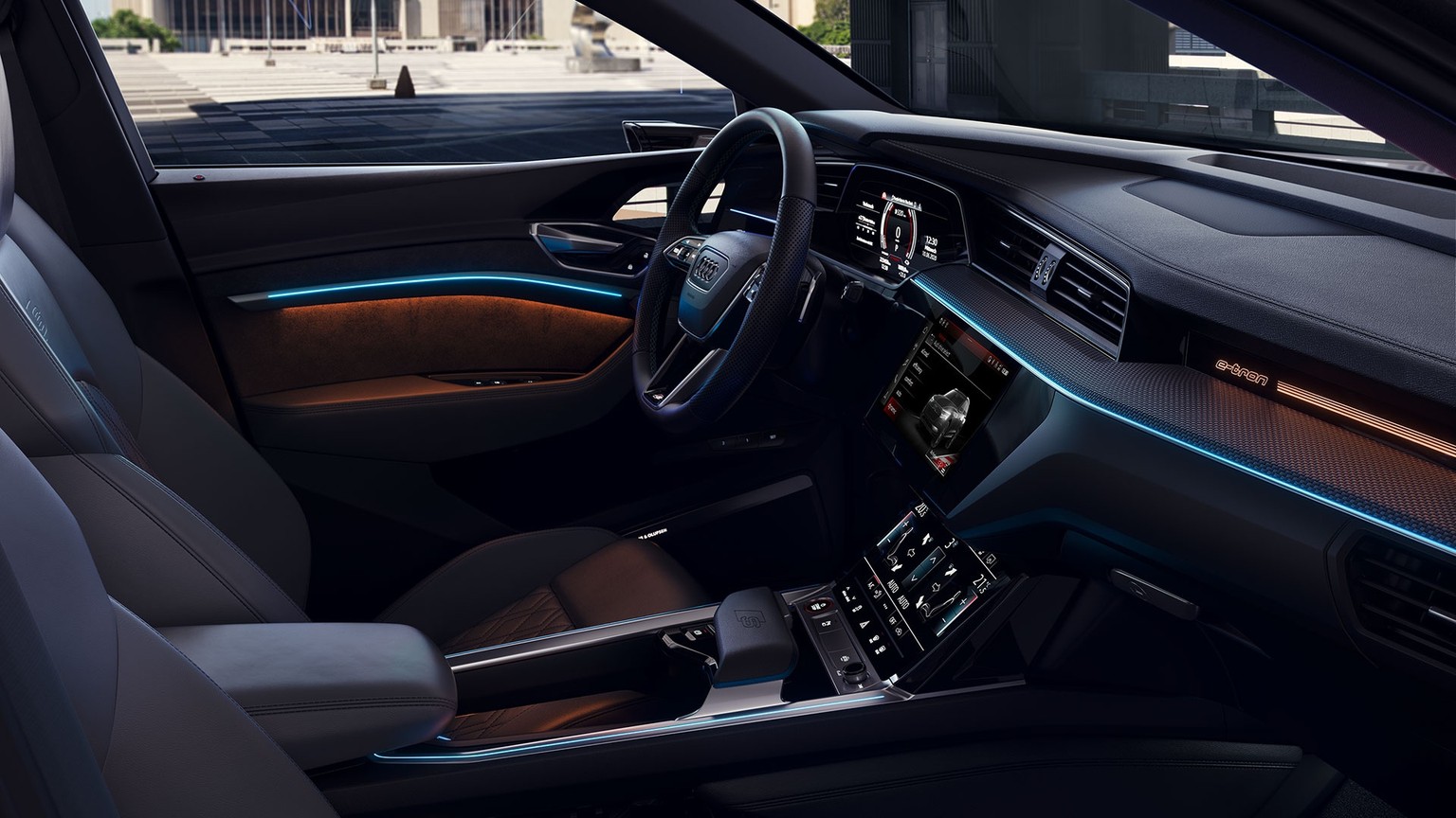 Vue intérieure - Audi e-tron S